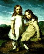 Theodore   Gericault les enfants dedreux oil painting artist